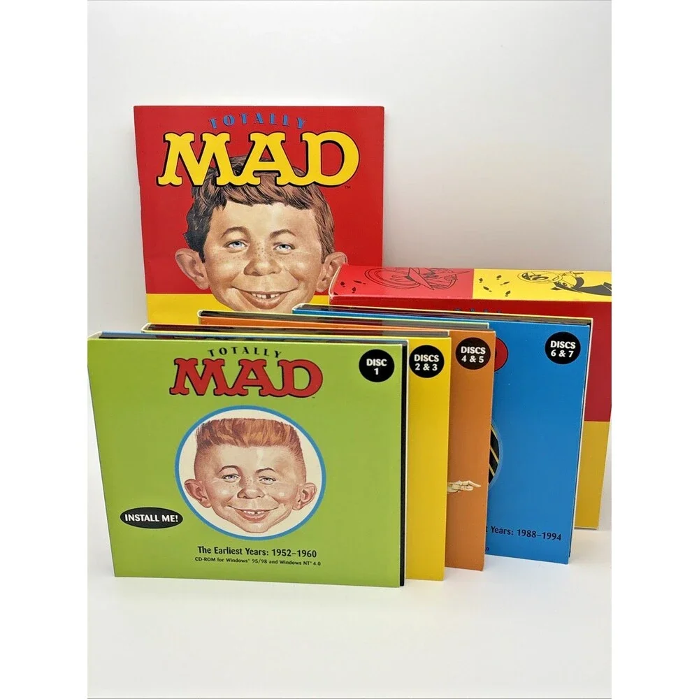 Totally Mad (PC, 1999) CD-ROM Every Issue of Mad Magazine 1952-1998